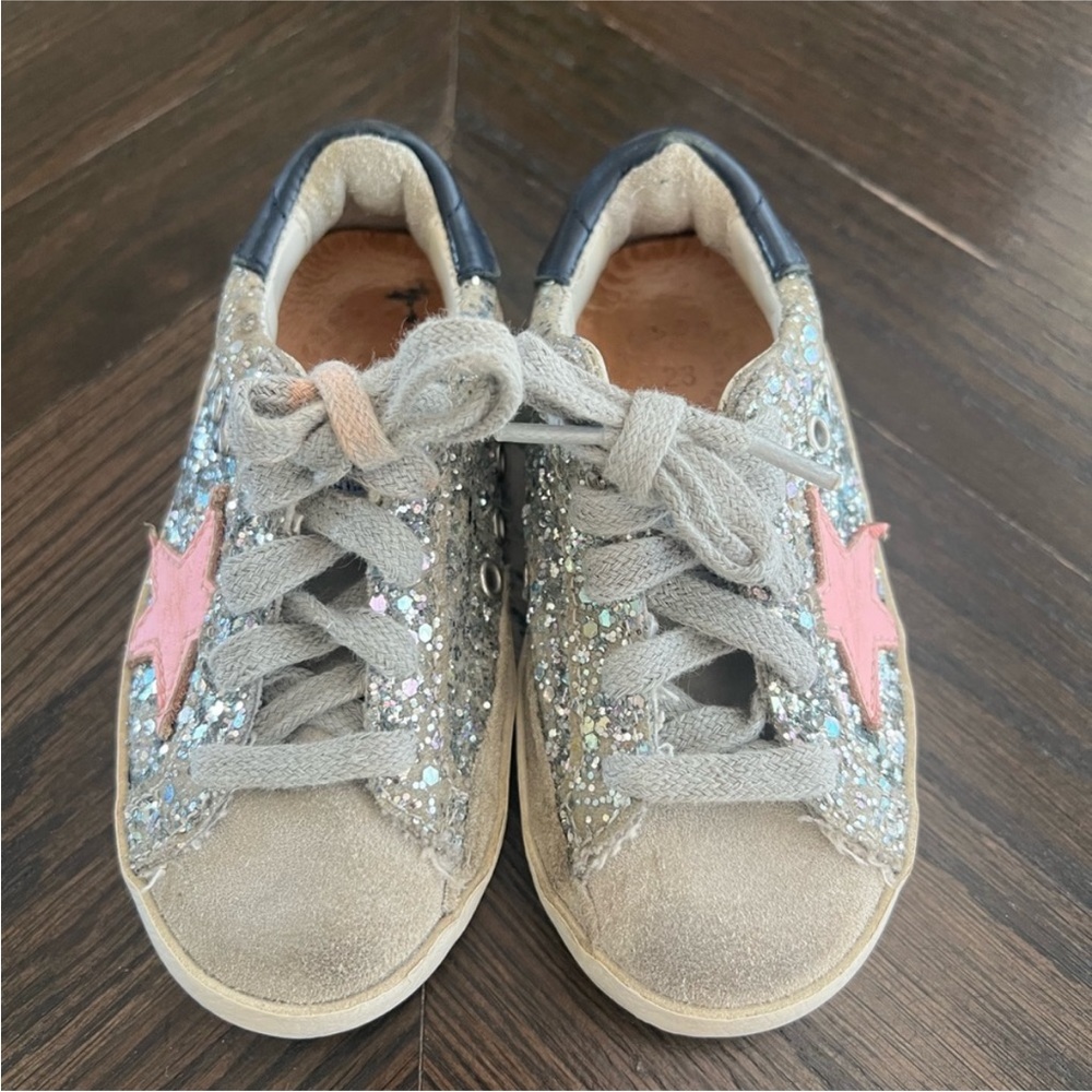 Golden Goose glitter kids size 23
